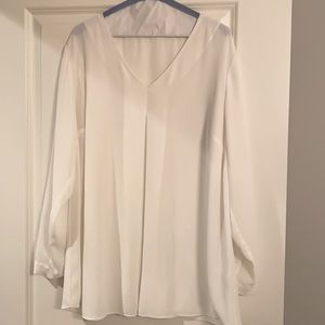 Vince Camuto white blouse 1X worn once